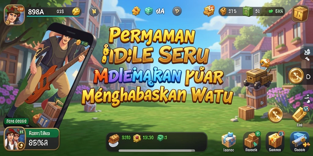 Tampilan gameplay <strong>898A</strong> dengan karakter yang sedang mengumpulkan sumber daya.