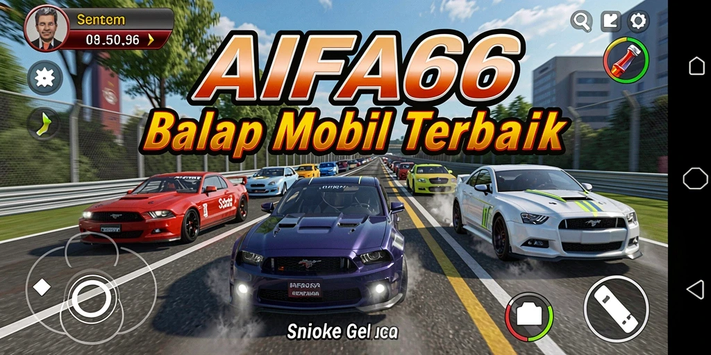 Tampilan menegangkan di balapan mobil AIFA66.