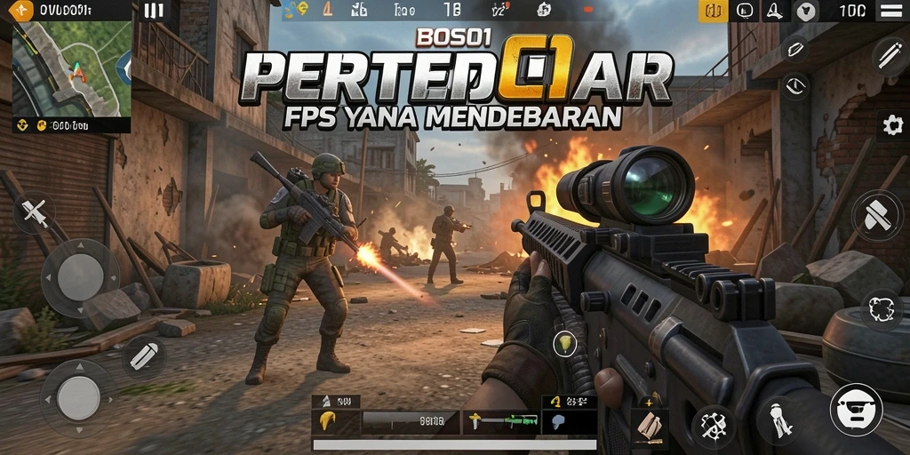 Gameplay seru dengan aksi tembak-menembak yang intens.