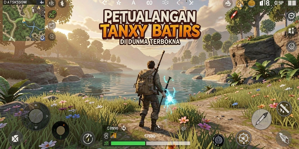 Tampilan gameplay C7890 yang memukau dalam dunia terbuka.