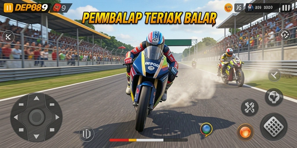 Tampilan gameplay nyata yang penuh aksi dari DEPO89.