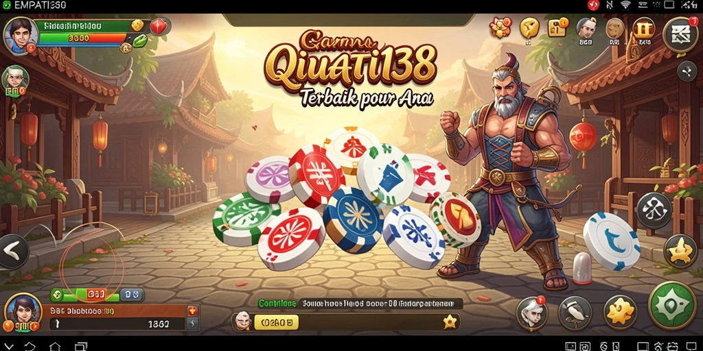 Tampilan gameplay QiuQiu yang menarik dan seru di EMPATI138.