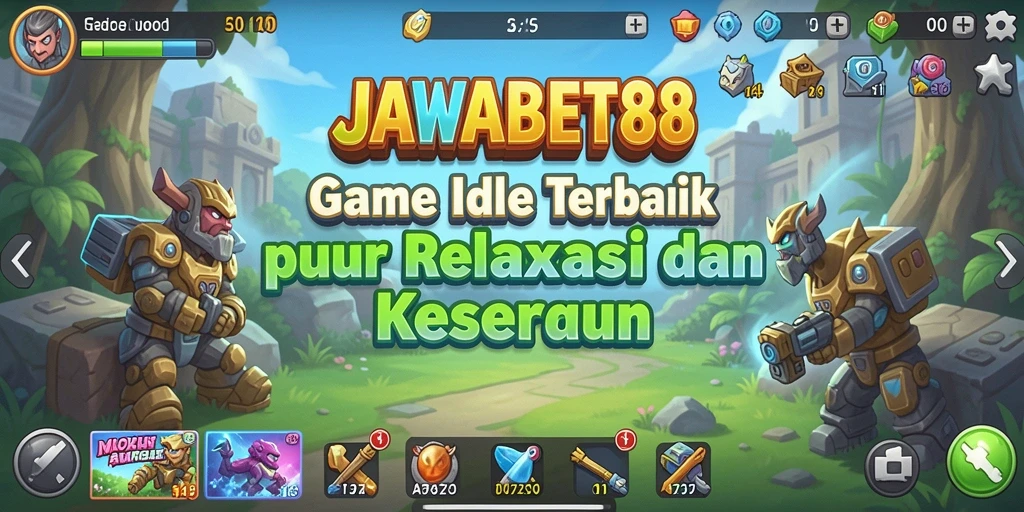 Screenshot gameplay JAWABET88 yang menampilkan aksi Idle yang seru.