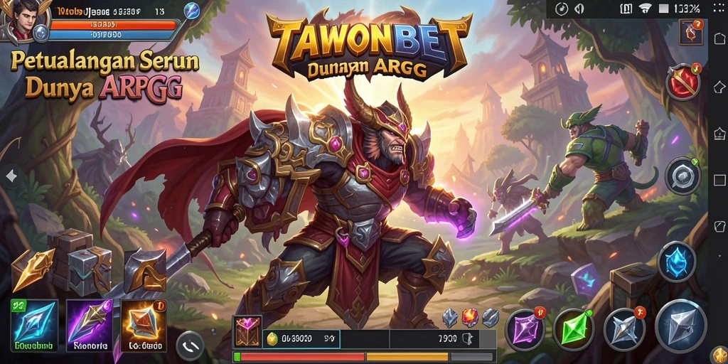 Gameplay seru TAWONBET dengan petualangan ARPG yang mendebarkan.